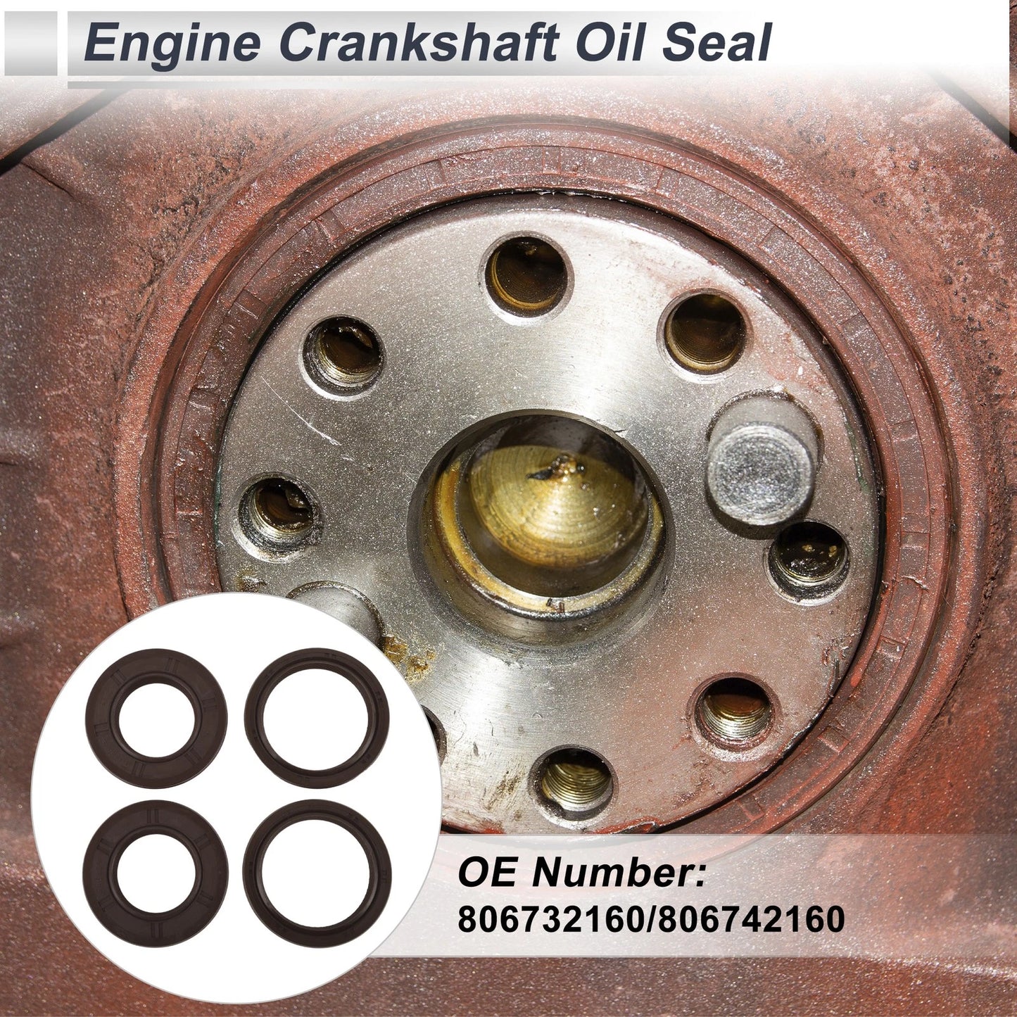 Set of 2 Camshaft Seals for Subaru Baja (2004–2006) 806732160