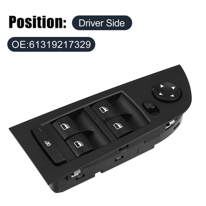 2x Master Power Window Switch for BMW 325i (2005-2011) for BMW 335i (2007-2012)