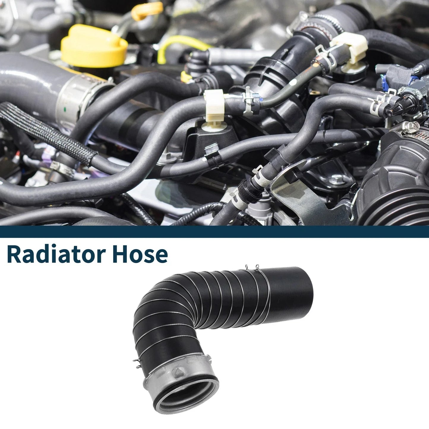 Radiator Hose Black for BMW X3 E83 2.0D (2003-2010)
