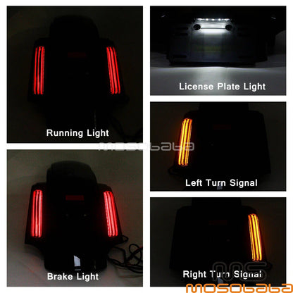 CVO Style LED Rear Fender System for Harley Touring Street Glide FLHX (2014-2022)