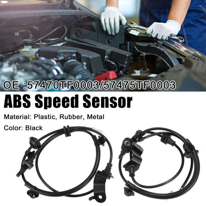 Set of 2 Rear ABS Wheel Speed Sensors for Honda Fit (2009–2013) No. 57470TF0003