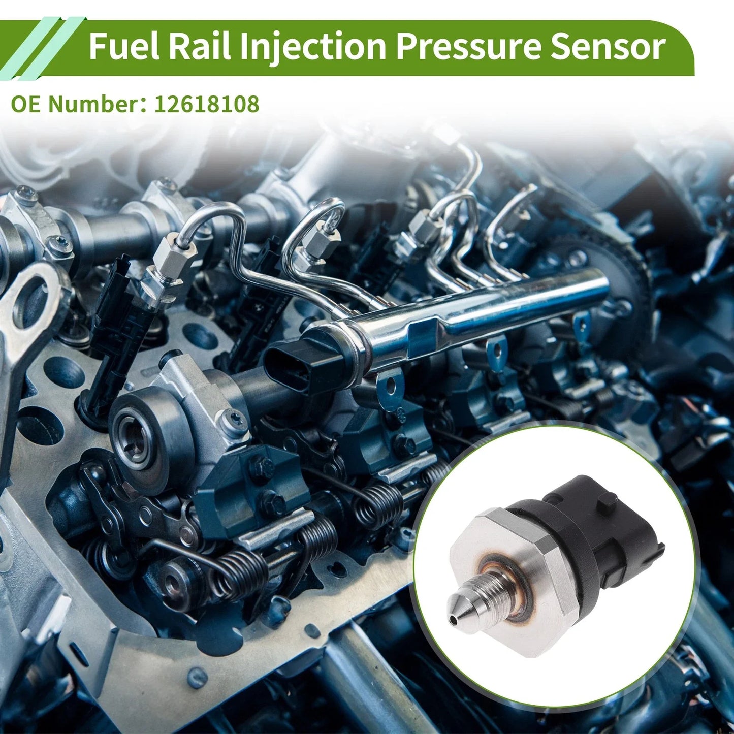 Fuel Injection Pressure Sensor for Buick Enclave (2012-2017) 1 x Pc
