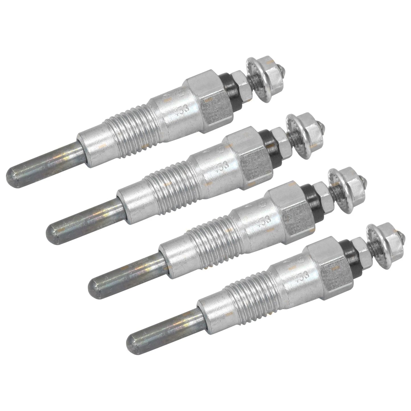 Set of 4 Glow Plugs for Nissan Navara D21 (1986–1987) Diesel 2.5L