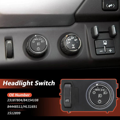 Headlight Switch for GMC Yukon & Chevrolet - Dimmer Switch (2000-2006)