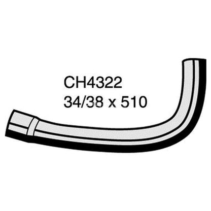 Radiator Hose for Toyota Hiace TRH201 TRH221 TRH223 (2005–2018)