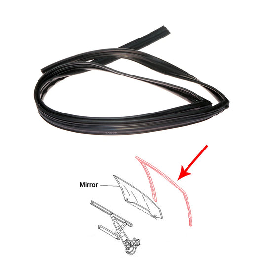 Front Door Glass Run Channel for Honda Civic Sedan 2006-2011