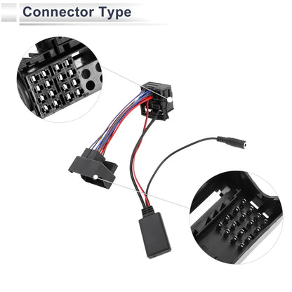 Stereo Radio Harness for Ford (16Pin Microphone, Handsfree)