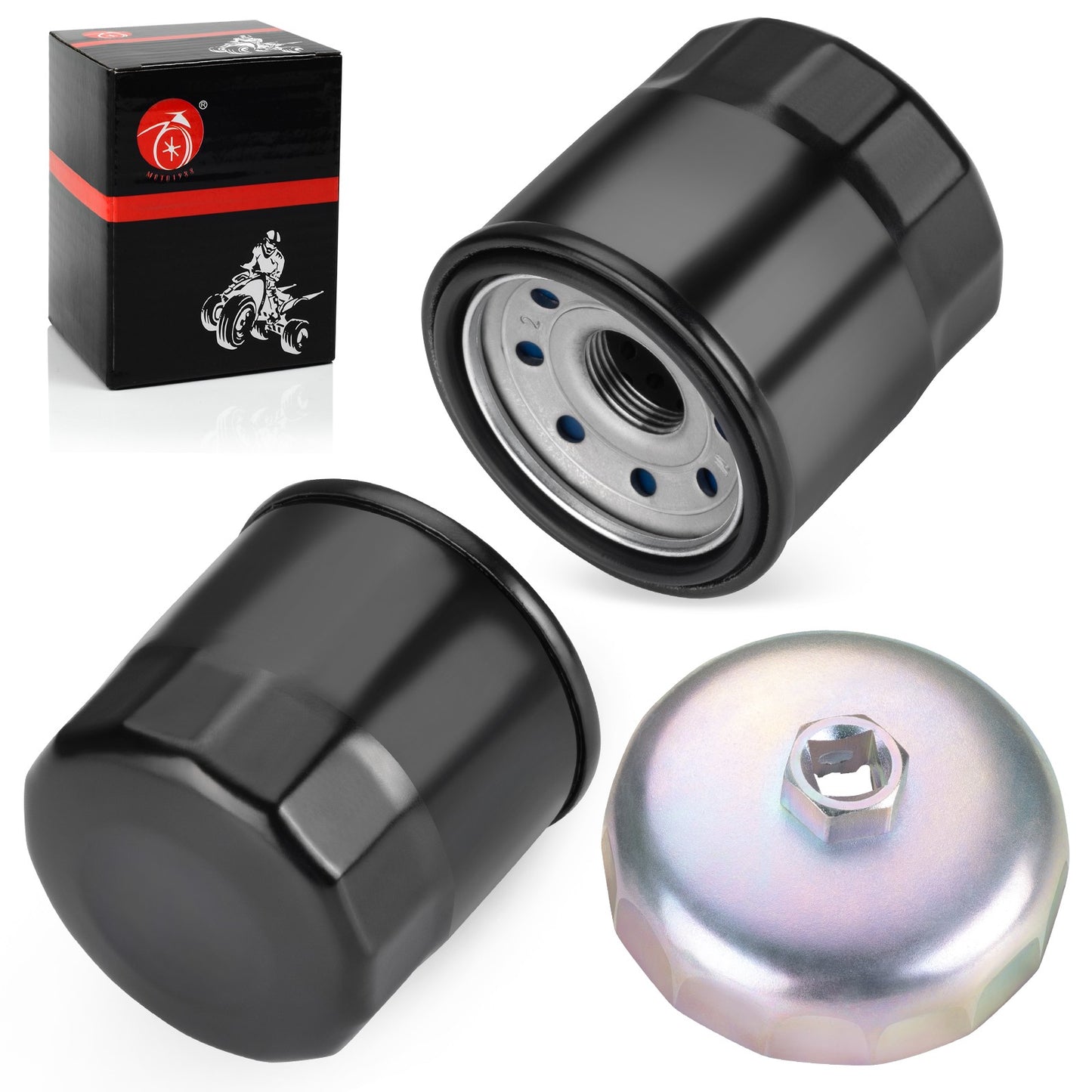 2X Oil Filter for Honda ST1100 (1991–2003) / VT1100 (1985–2007) / CB1100 (2013–2014)
