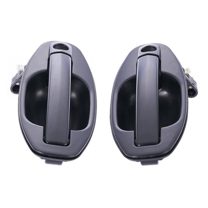 2 x Front Right & Left Outer Door Handle Black for Hyundai Santa Fe SM (2000–2005)