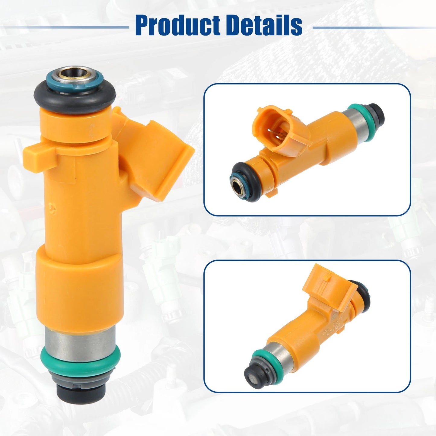 6X Fuel Injector Nozzle 16600-EY00A for Infiniti Q50 3.7L (2014–2015)