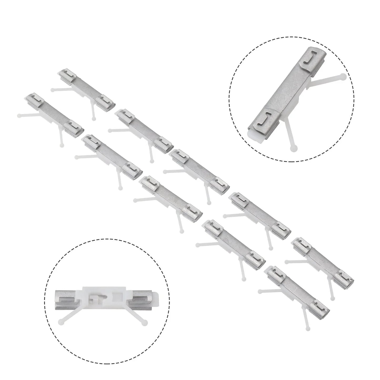 Pack Of 10 Premium Front Windshield Post Trim Clip Set for Volvo XC60 (2008–2016)