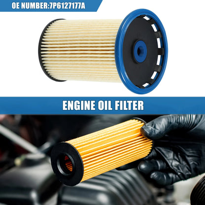 Engine Oil Filter No. 7P6127177A with O Ring for Volkswagen Touareg