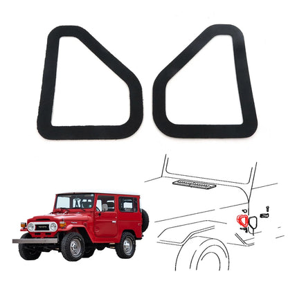 Cowl Side Ventilator Cover Pair for Toyota Land Cruiser Pickup (BJ40–HJ45)