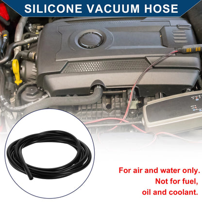 Silicone Vacuum Tubing Hose 1/2" ID 3.5mm Thickness 6.6FT for Air Water