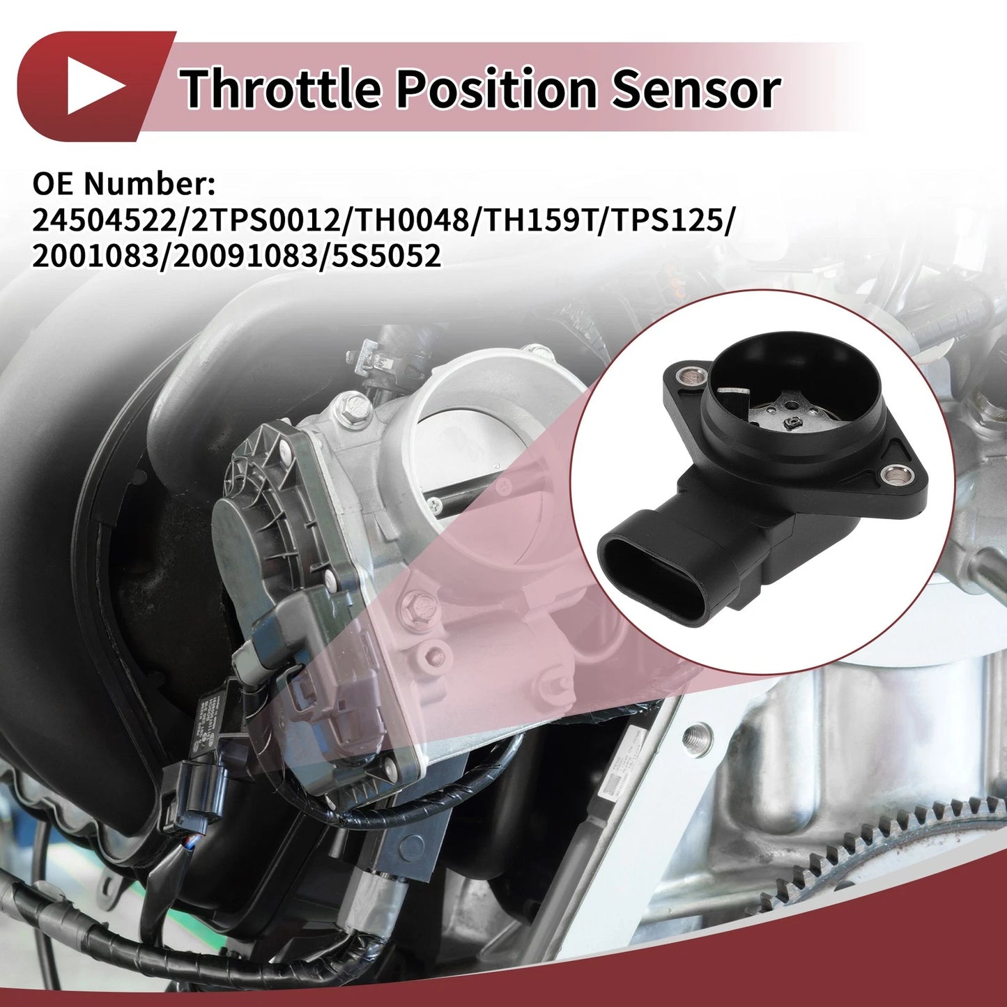 Throttle Position Sensor No.24504522/2TPS0012 for Buick LeSabre (1996–2005)