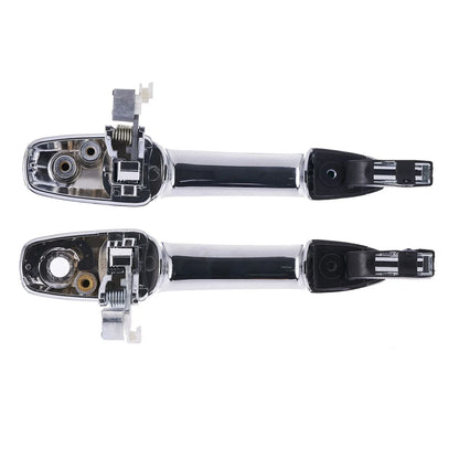 2 x Front Left & Right Outer Door Handle Chrome for Mazda 3 (2003–2009)