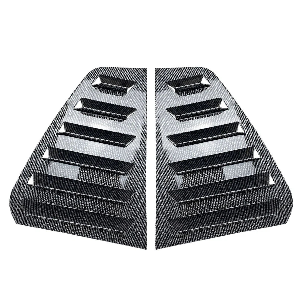 Rear Window Side Vent Shutter Louvers for VW Golf MK7 MK7.5 (14-19) Pair