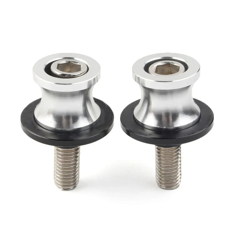 8MM Swingarm Spools Slider Screws for KAWASAKI ZX6R (2012-2021) Silver CNC