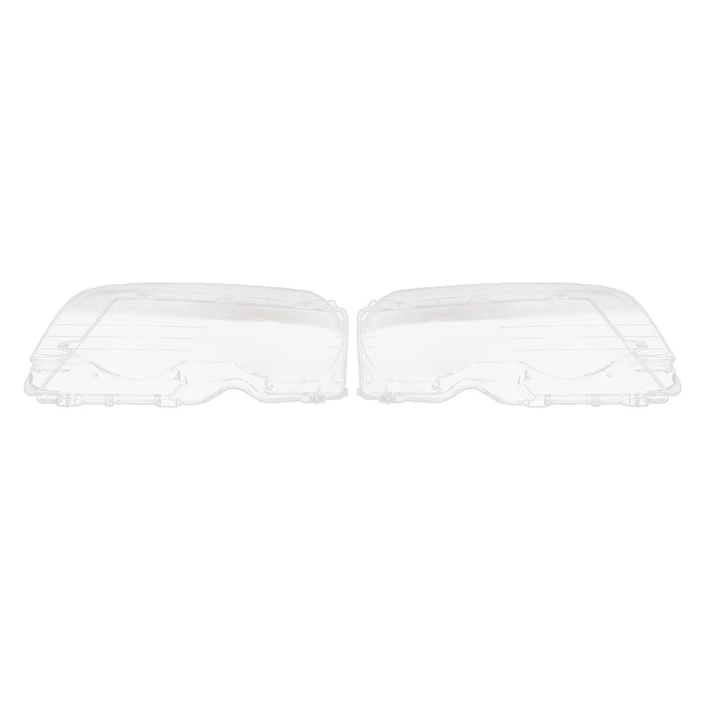 Set of 2 Front Headlight Lens Covers for BMW 3 Series E46 (1999–2023)