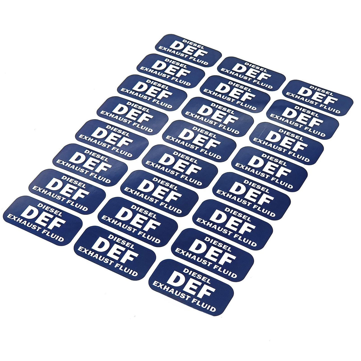 24Pack DEF Diesel Exhaust Fluid Stickers for Bio Fuel Vehicles