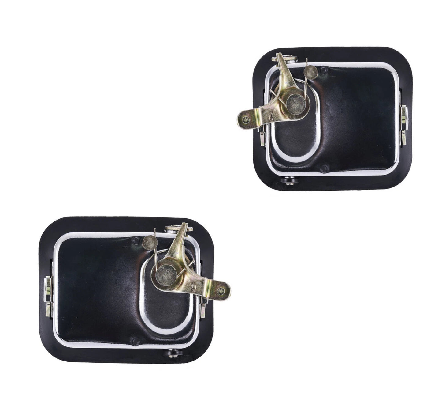 Set of 2 Chrome Outer Door Handles for Jeep Wrangler TJ (1996–2007)