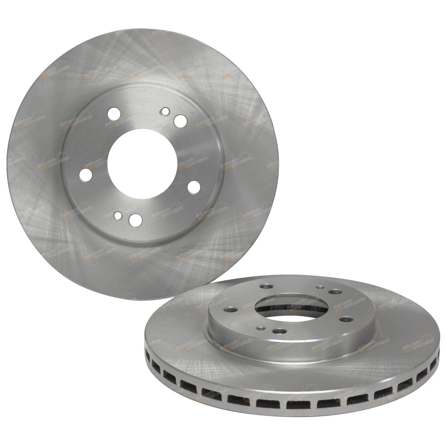 2 Front Disc Brake Rotors for Mitsubishi Magna (1993–2003)