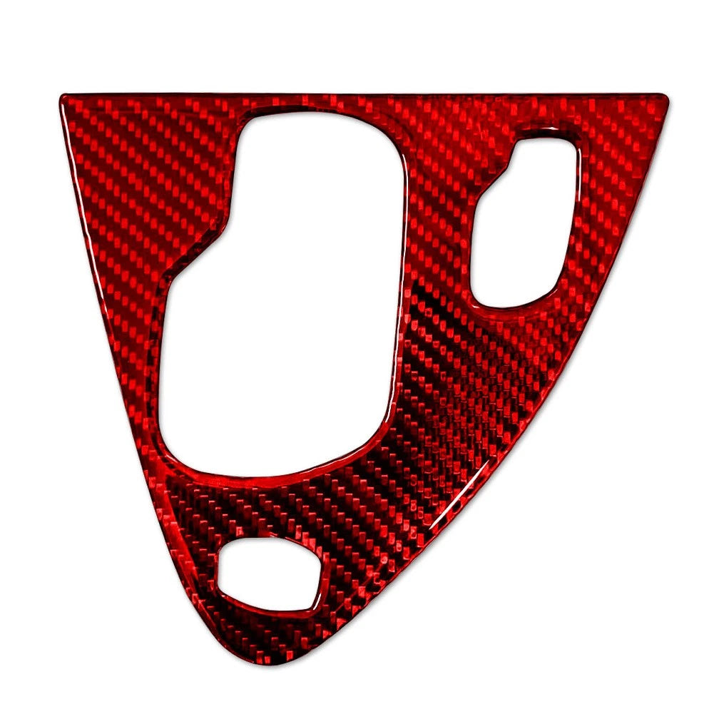 Gear Shift Panel Cover Trim for BMW 6 Series E63 E64 (2004–2010) Red RHD