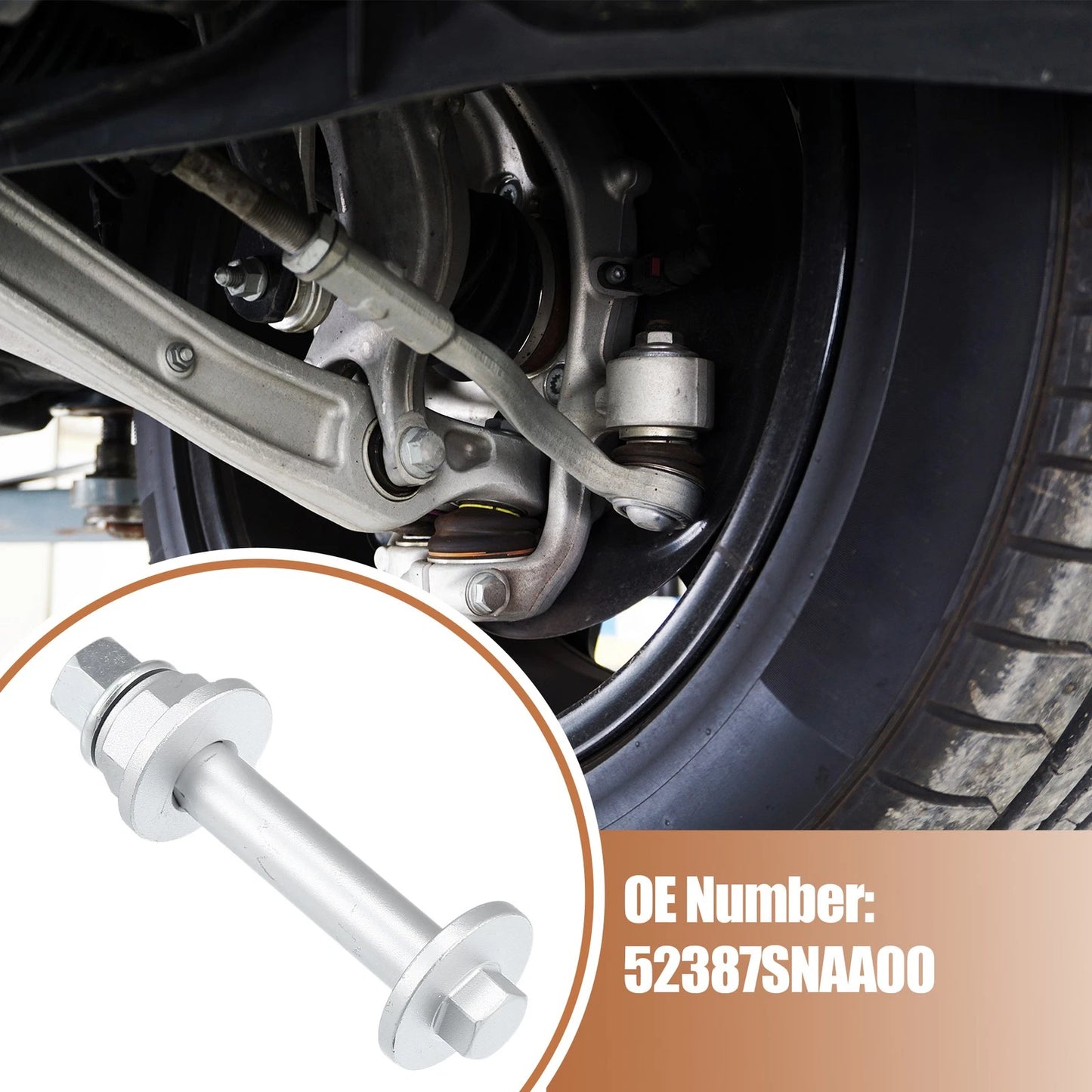 Camber Adjusting Eccentric Bolts Kit for Honda Civic (2006–2015)