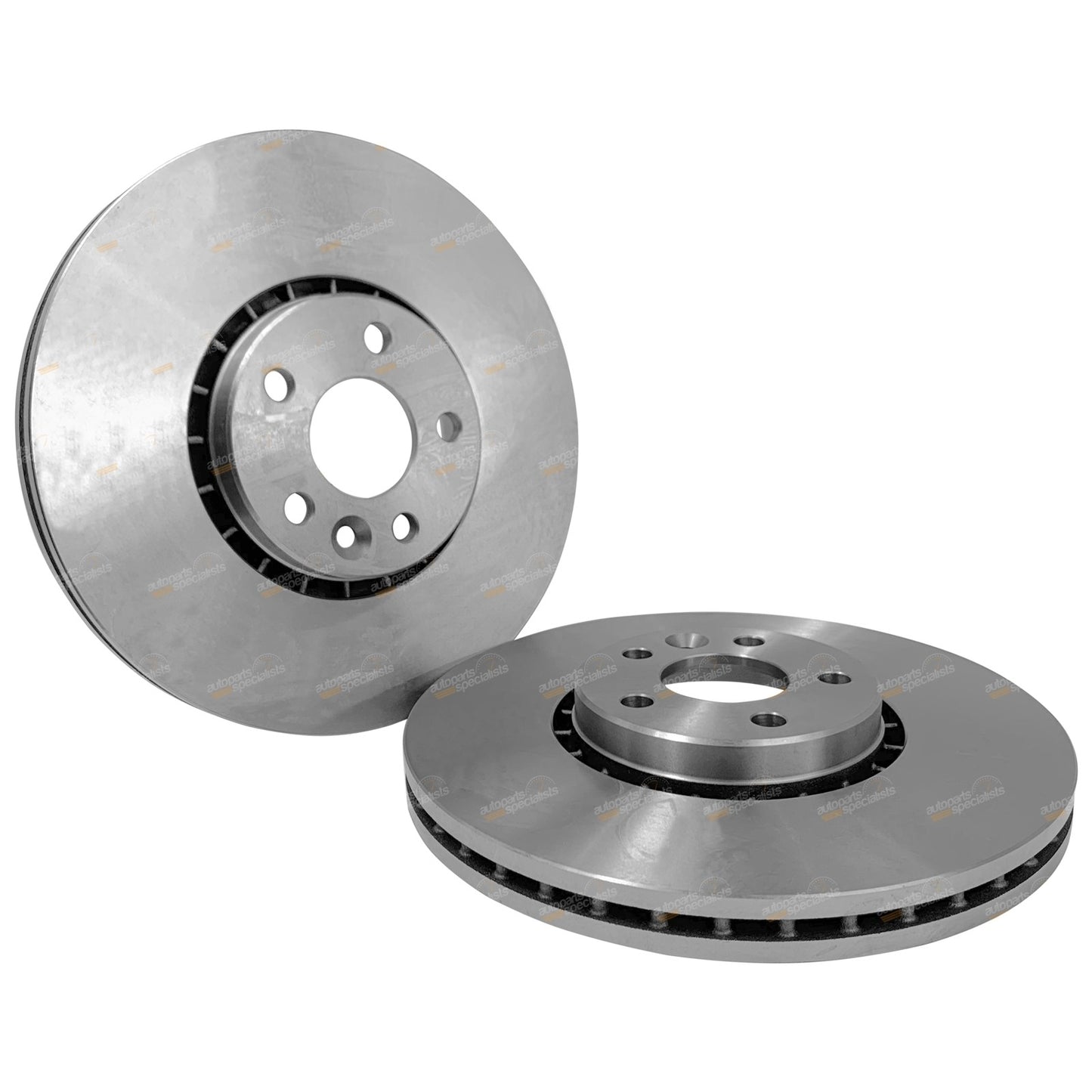 2X Front Disc Brake Rotors for Volvo XC60 (2009–2010) 328mm