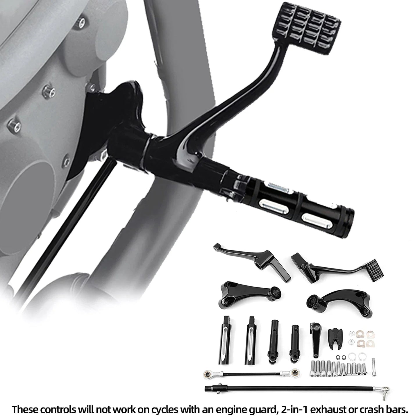 Forward Control Foot Pegs for Sportster XL1200 XL883 (2014-2022)