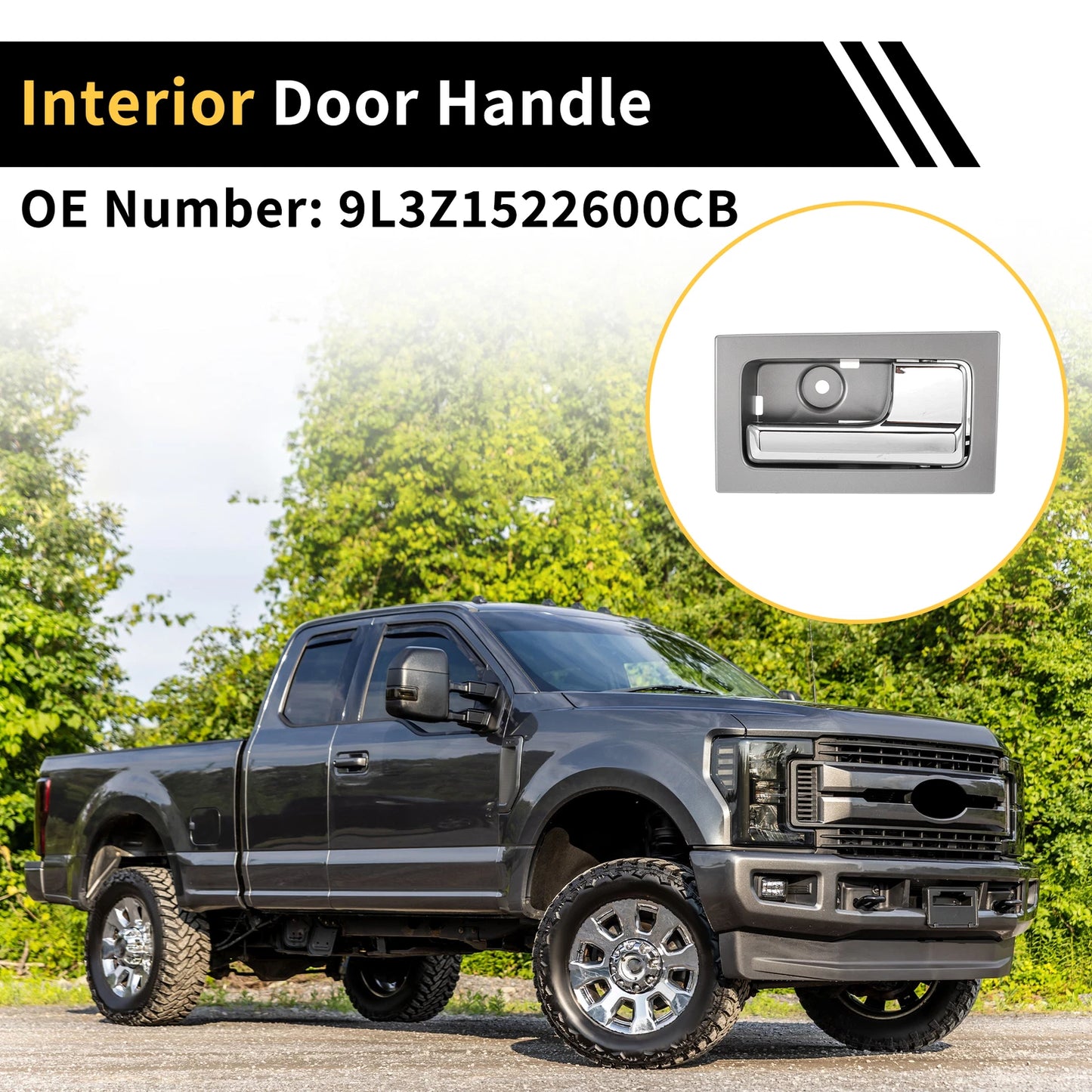 Interior Door Handle for Ford F-150 (2009–2014) No.9L3Z1522600CB