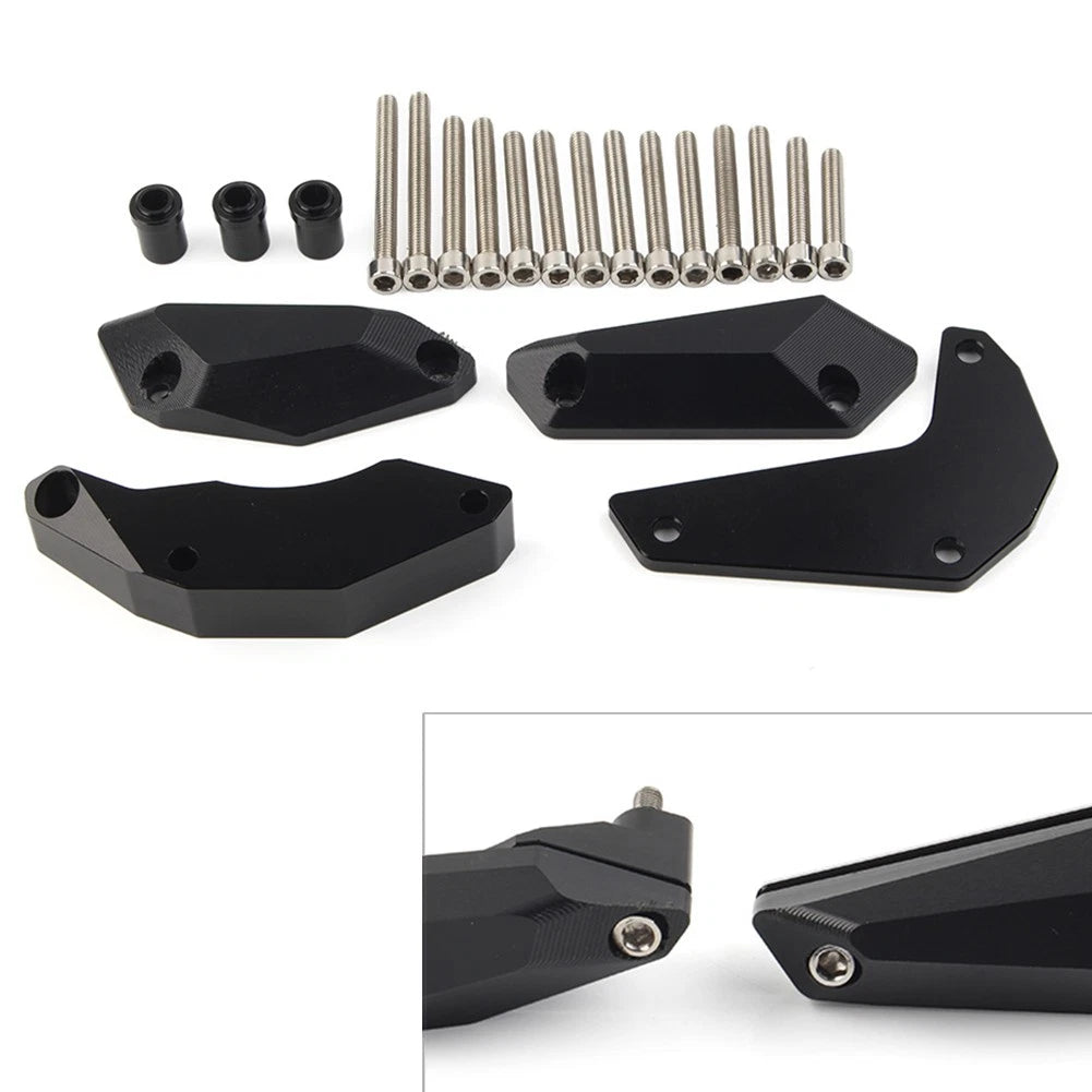 2X CNC Handlebar Grips Bar End Slider Cap for Yamaha YZF-R1 (2000–2023)