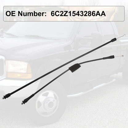 2 Pcs Door Latch Lock Connecting Rod Cable for Ford E150 E250 E350 (2000–2014)