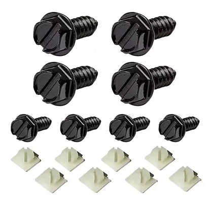 License Plate Screws & Tag Mounting Hardware Clips for Car Truck