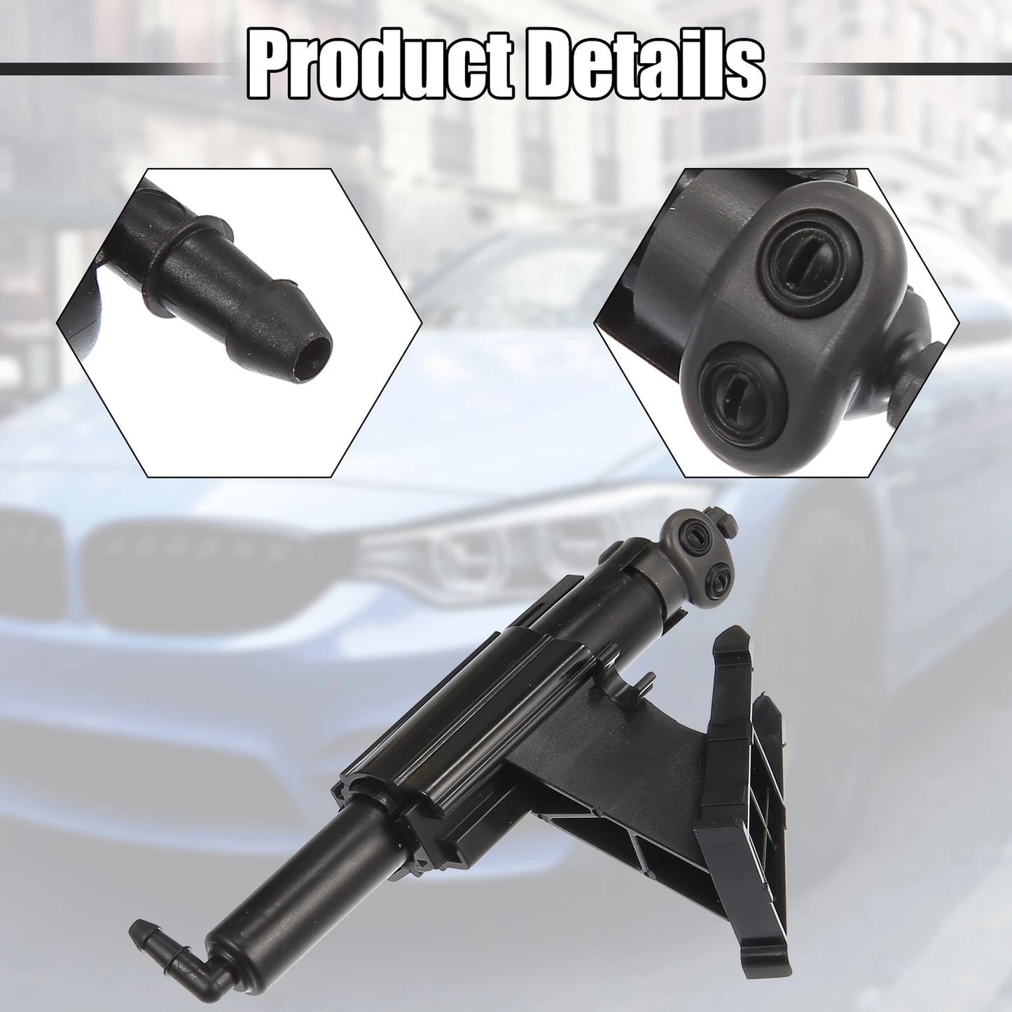 2X Headlight Washer Nozzle Jet for Ford Focus MK3 (2011–2018)