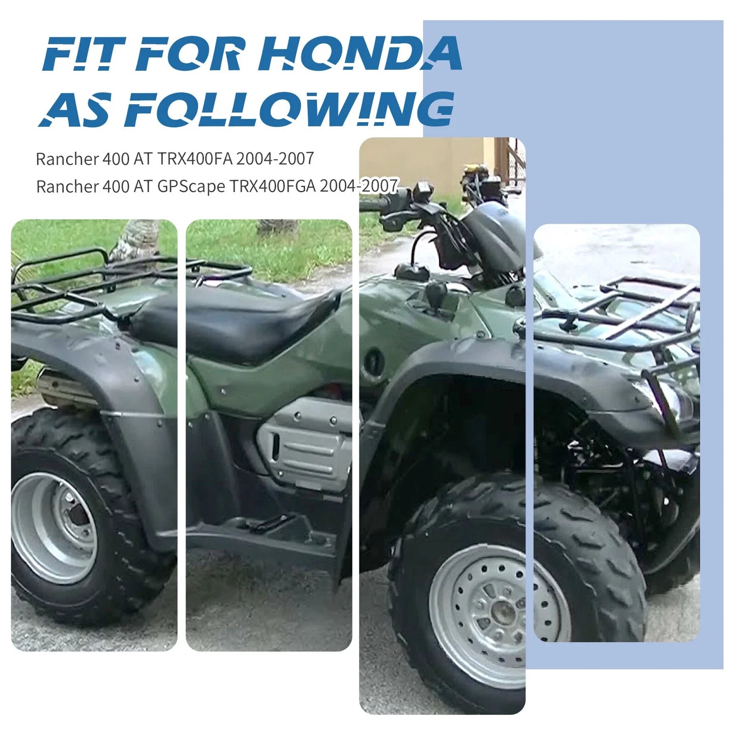 Air Filter & Cage Holder for Honda Rancher 400 TRX400 FA FGA (2004–2007)