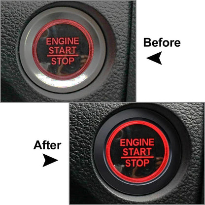 Engine Start Stop Button Trim for Honda Civic 2016-2021 Gold