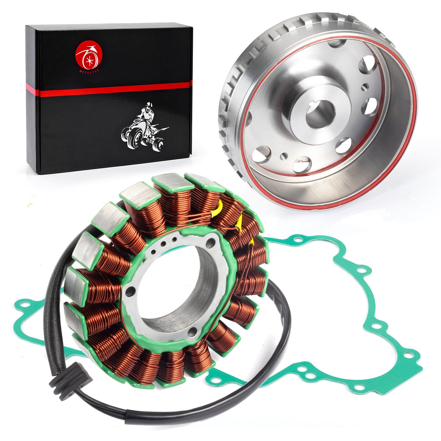 Stator and Flywheel with Gasket for Polaris Ranger 900 XP RZR 900 RZR 1000 (2013–2024)