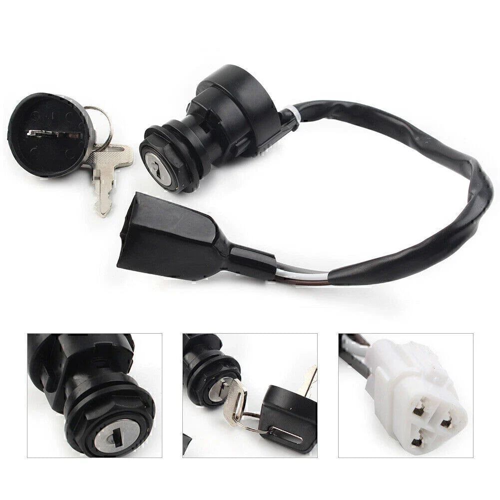 Ignition Key Switch for Kawasaki Brute Force KVF650D KVF750 Prairie (2003-2023)