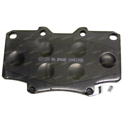 Front Dimpled Slotted Disc Rotor Brake Pads for Toyota 80 Series (1990–1998)