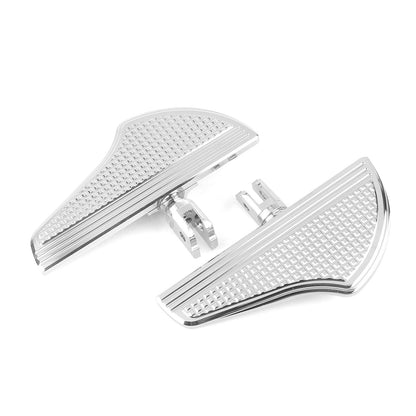 1 Pair Chrome Front Foot Pegs for Harley Davidson Softail (2018-2025)