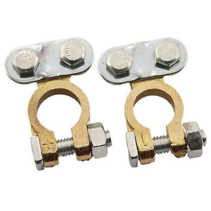 Battery Terminals 21mm Head Width Brass/Aluminium
