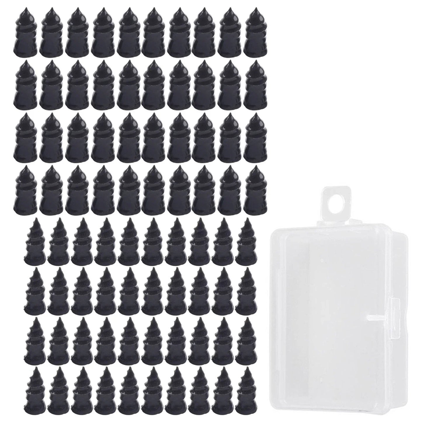 Reliable Rubber Tire Screws 80PCS Capsule Packaging for Long lasting Repairs