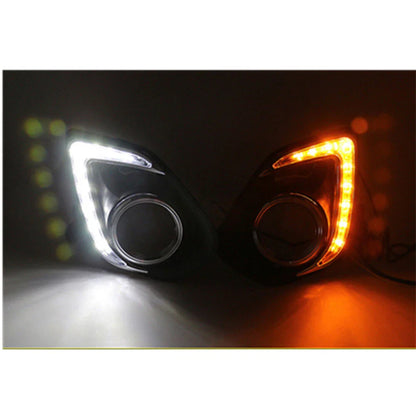 LED DRL Daytime Running Fog Light Covers for Mitsubishi ASX (2013-2015)