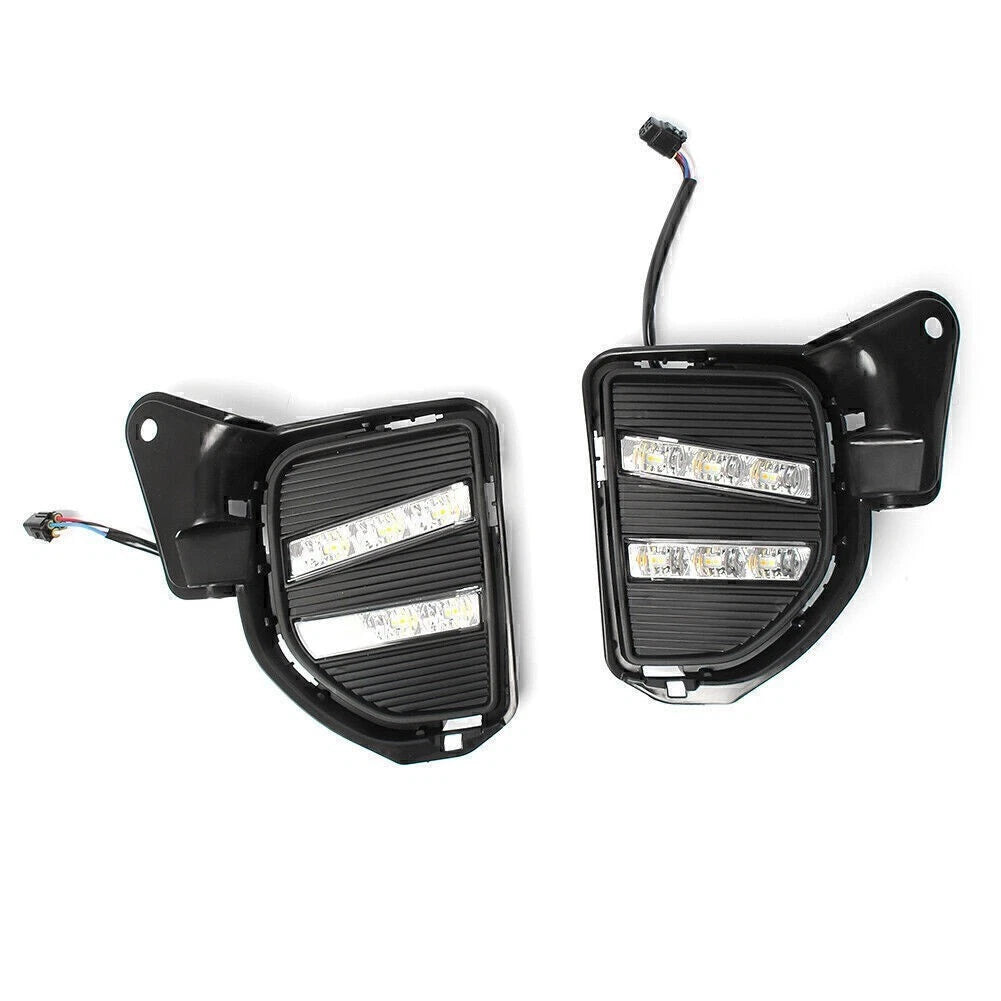 LED Daytime Running Lights Turn Signals Fog Lamp for Toyota Tundra (2022–2023)