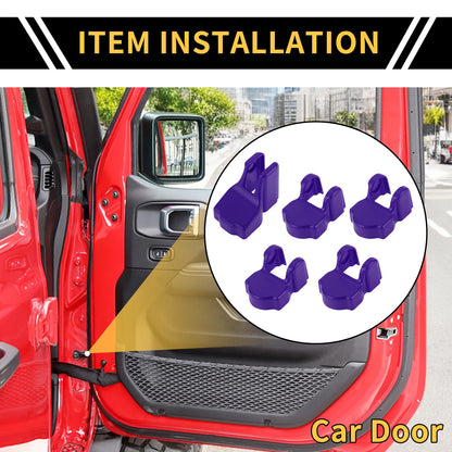 Door Limiting Cover Trim for Jeep Wrangler JL JLU (2018–2024) Purple