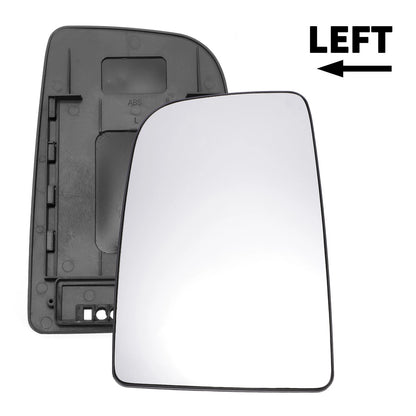 Left Upper White Mirror Glass for Mercedes Sprinter (2006–2011)