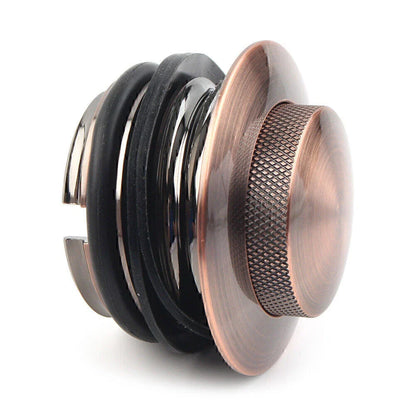 Copper CNC Aluminum Flush Pop Up Vented Fuel Tank Gas Cap Cover for Harley