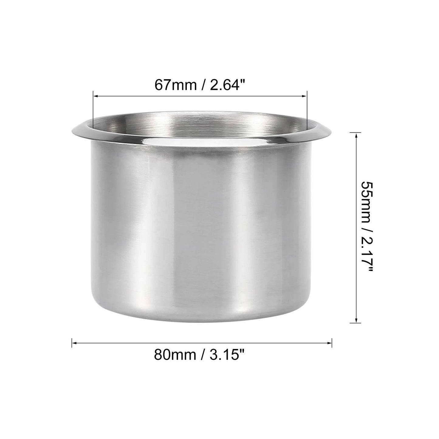 Set of 4 Stainless Steel Universal Cup Drink Holders for Marine Boats RVs