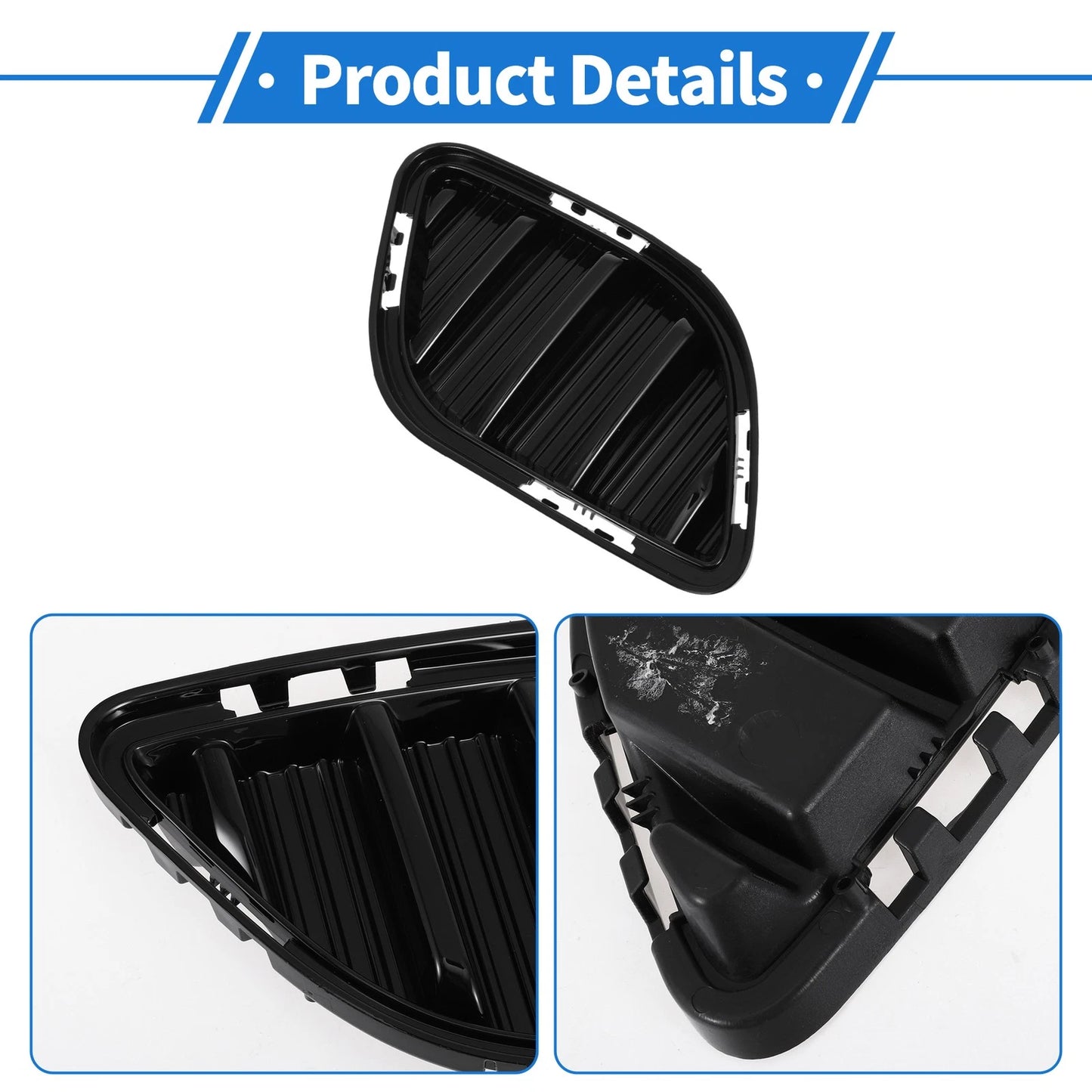1 Pc Fog Light Grill for Buick Envision (2021–2023) No. 84927257 Black